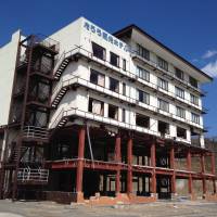 The Tsunami Remains Taro Kanko Hotel in Miyako, Iwate Prefecture, is now an educational facility for disaster risk reduction. | MIYAKO CITY