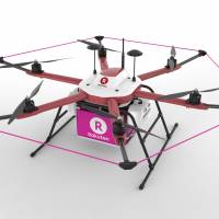 This drone will be used for deliveries at a golf course in Chiba Prefecture, where there are no flight restrictions. | RAKUTEN INC.