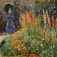 Claude Monet\'s \"Gladioli\" (c. 1876) | CITY OF DETROIT PURCHASE