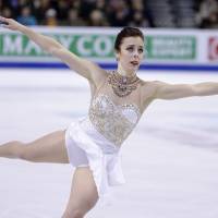 American Ashley Wagner\'s second-place finish at the world championships is the latest controversy to scar figure skating. | AP