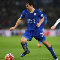 Shinji Okazaki and Leicester are in the driver\'s seat in the Premier League. | AFP-JIJI