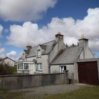 Donald Trump\'s mother grew up in this house in Tong, on the Isle of Lewis and Harris off Scotland, pictured on April 27. | REUTERS