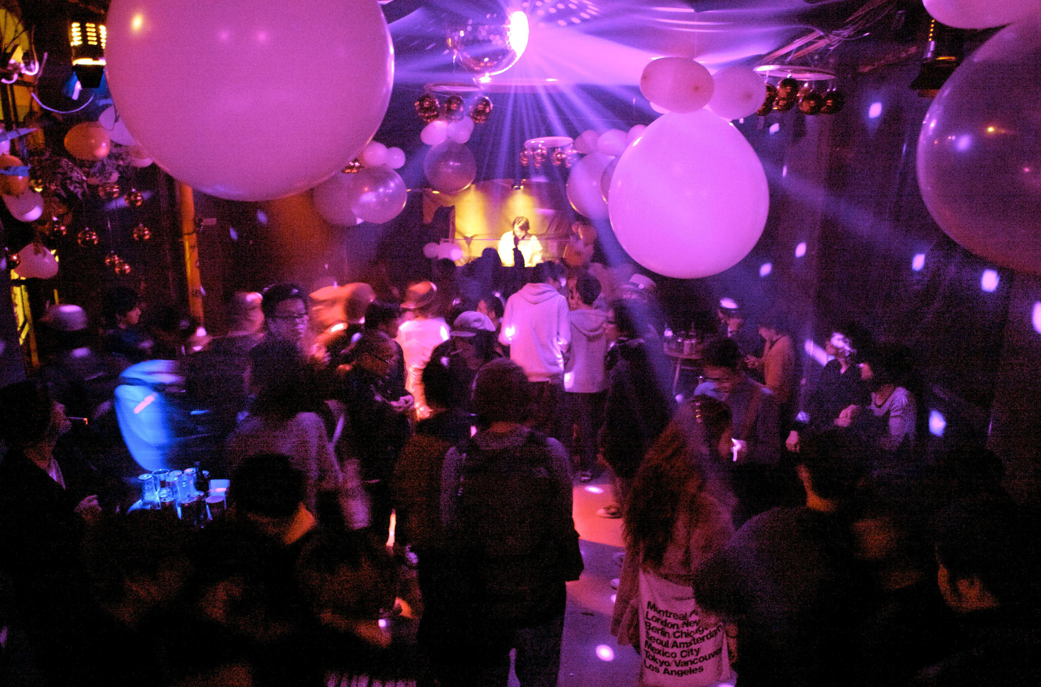 Noon, a nightclub in Osaka, is seen in December 2011. In April 2012, the manager was prosecuted for allowing patrons to continue dancing after midnight. The episode led to a campaign to revise a law crafted during the nation's postwar turmoil. | KYODO