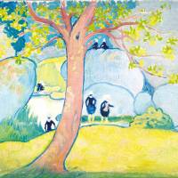 Maurice Denis\' \"Petites Bretonnes a la mare\" (\"Breton Girls in a Pond,\" c.1892) | PRIVATE COLLECTION