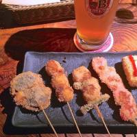 Baird Beer and deep-fried morsels of meat and vegetables | ROBBIE SWINNERTON