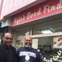 Bake-out: Kyle Sexton stands outside \"Kyle\'s Good Finds\" in Nakano, Tokyo. Twenty-four years ago, three Japanese friends lent him &#165;1 million each to \"push him into\" starting the business, which now serves customers from Hokkaido to Kyushu. | BAYE MCNEIL