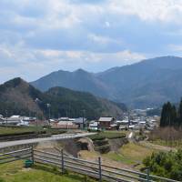 The view from Jiro Tochigi’s farm in Fukano Valley, Mie Prefecture. | J.J. O’DONOGHUE