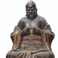 Fan Daosheng\'s \"The Arhat Rahula (Rakora Sonja)\" from \"Eighteen Arhats (Rakan)\" (1664) | MANPUKU-JI TEMPLE, KYOTO
