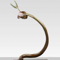 Kumari Nahappan\'s \"Movement 1\" (2016, cast bronze, 59.5 × 39 × 100 cm) | AFP-JIJI