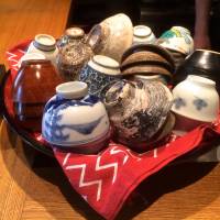 Sake specialist: Take your pick of sake cup to match the premium brews selected by owner Kotaro Hayashi. | ROBBIE SWINNERTON