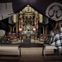 The peaceful shrine room at Zenkoji Temple. | CARLA FRANCIS