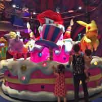 That takes the cake: A giant merry go round delights the kids at the Kawaii Monster Cafe in Tokyo’s Harajuku district. Sweet times at Tokyo's monster cafe