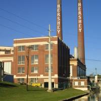 This file photo taken Sept. 12, 2002, shows the Hershey Foods Corp. facility on Chocolate Avenue in Hershey, Pennsylvania. | AFP-JIJI