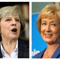 Theresa May (left) and Andrea Leadsom are the two remaining candidates in the Conservative Party leadership contest. | REUTERS