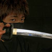 Secret knowledge: Sasuke Yaen, 15, has been studying ninja arts since he was 3 years old. | KIT NAGAMURA