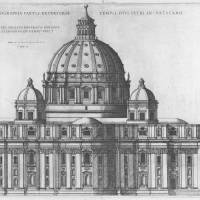 Building power: An engraving of Michelangelo’s St. Peter’s Basilica, published by Stefan du Perac. The Renaissance rebranding of Italy