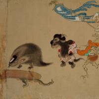 “Night Parade of a Hundred Demons” (16th century), an Important Cultural Property, attributed to Tosa Mitsunobu. Spooky beasts keep haunting Japan's art