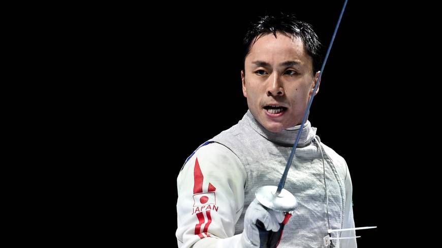 Fencer Yuki Ota, seen in a July 2015 file photo, is aiming for a gold medal at the upcoming Rio de Janeiro Olympics. Fencer Ota targets gold in Olympic swan song
