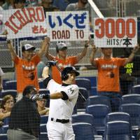 Marlins veteran Ichiro Suzuki has played in 2,439 games in the majors. Ichiro's vow to play until age 50 no laughing matter