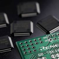 Renesas Electronics Corp. products are displayed for a photo. The Japanese chipmaker is said to be looking to purchase U.S. chipmaker Intersil Corp. by the end of the month. | BLOOMBERG