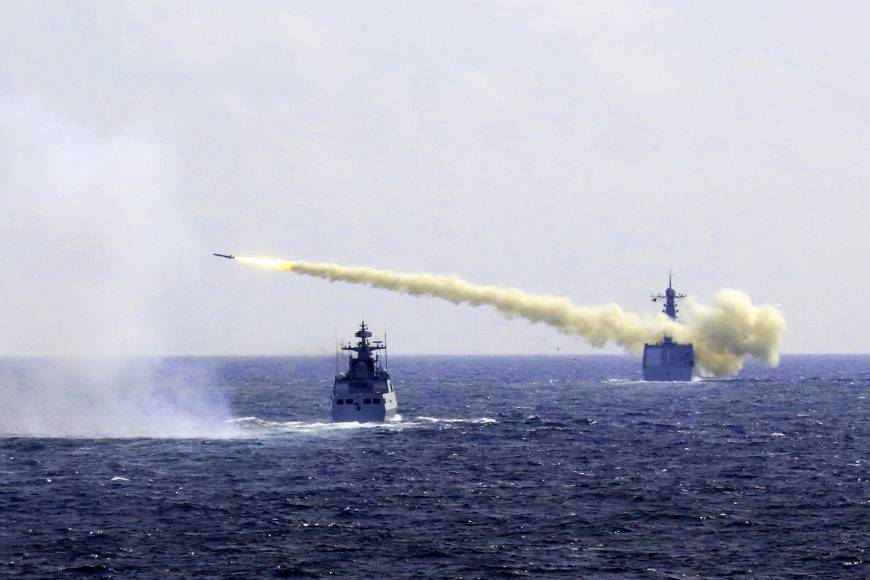 Chinese Navy holds livefire drills in East China Sea The Japan Times