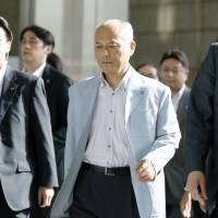 The Tokyo Metropolitan Government has concluded that some use of an official car by former Gov. Yoichi Masuzoe, seen here in June, was illegal. | KYODO