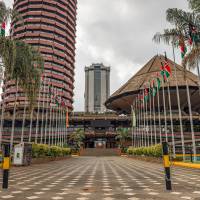 Kenyatta International Convention Centre in Nairobi, the venue of TICAD VI. Summit seeks expanded investment and development