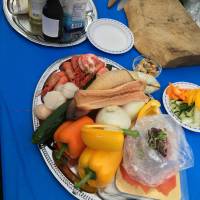 Today\'s special: The ingredients that chef Hidekazu Tojo will use in a cooking demonstration includes geoduck, bell pepper and prawns. | SHAUN MCKENNA