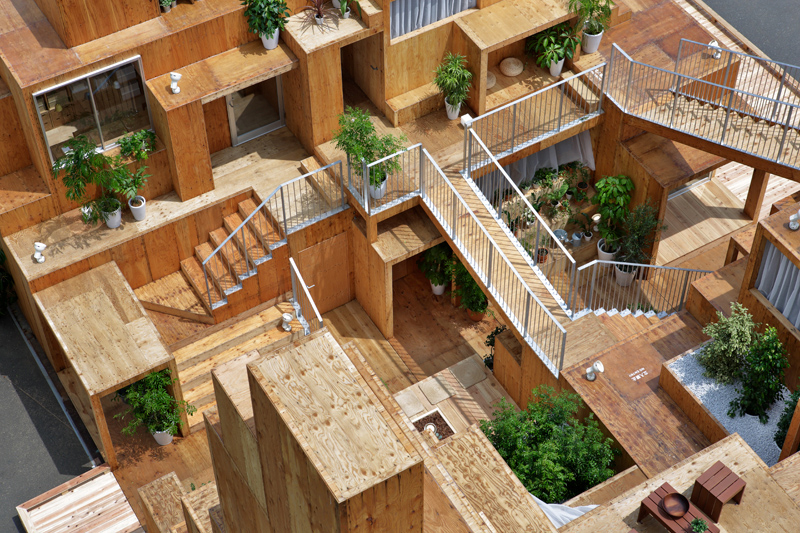 Rental Space Tower by Daito Trust Construction and Sou Fujimoto. | HOUSE VISION 2
