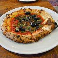 Thin and crispy: Galleria\'s Siciliana is cooked Neapolitan-style. | J.J. O\'DONOGHUE