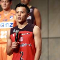 Chiba Jets guard Yuki Togashi is starting his second season with the Kanto-based club. | KAZ NAGATSUKA