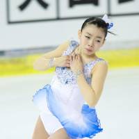 Rika Kihira became the fourth Japanese woman to land a triple axel in competition when she performed the difficult jump at the Junior Grand Prix in Ljubljana, Slovenia, on Saturday. | KYODO