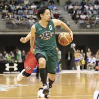 Yuta Tabuse will likely be the most recognizable face on the court when the B. League begins its first season. | KAZ NAGATSUKA