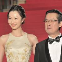 Wang Zitong and Feng Mei, director of \"Mr. No Problem,\" which is part of the festival\'s Competition program. | YOSHIAKI MIURA