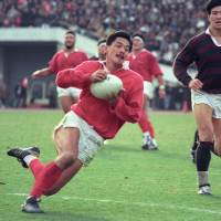 Rugby icon and former Japan national team manager Seiji Hirao, seen in a 1990 file photo, died on Thursday. He was  53. | KYODO