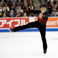 Shoma Uno, who won his second senior Grand Prix title at Skate America on Sunday, is being touted by experts as a potential medalist as this season\'s world championships. | REUTERS