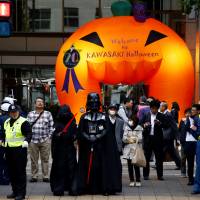 Father figure  — from the  Kawasaki Halloween Parade, Oct. 30.  | REUTERS