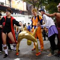 Another perspective — from the  Kawasaki Halloween Parade, Oct. 30.  | REUTERS