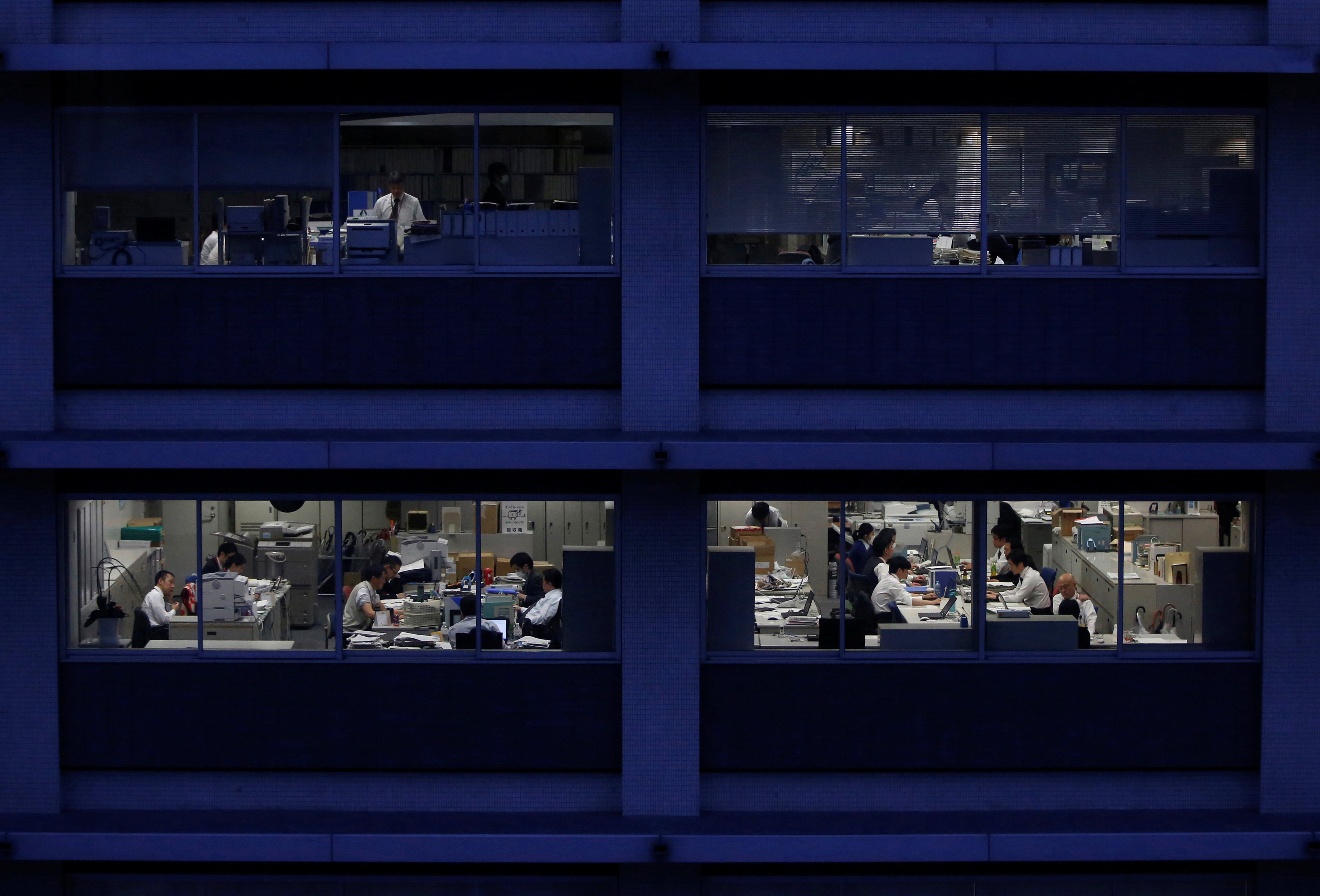 From 1970 through 2014, Japan had the lowest productivity-per-hour of any Group of Seven nation, according to a report from the Japan Productivity Center. | REUTERS