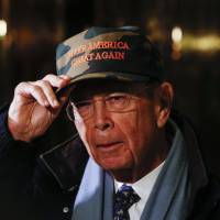 Billionaire investor Wilbur Ross, chairman of Invesco Ltd. subsidiary WL Ross &amp; Co., departs Trump Tower after a meeting with U.S. President-elect Donald Trump in New York Tuesday. | REUTERS