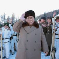 North Korean leader Kim Jong Un visits a Korean People\'s Army mountain infantry battalion in this undated picture released Saturday. | REUTERS