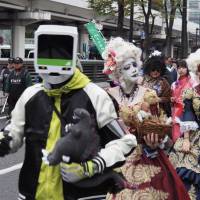 Takes all types — from the  Kawasaki Halloween Parade, Oct. 30.  | MARK THOMPSON