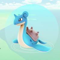 A screen shot from the official Twitter account of \"Pokemon Go\" shows an announcement stating that players will be able to find the rare Lapras character apperaing near the coasts of Iwate, Miyagi and Fukushima prefectures through Nov. 23. | KYODO