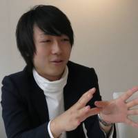 Kento Yoshida, president of VRG, is interviewed on Nov. 10 in Tokyo\'s Shibuya Ward. | KAZUAKI NAGATA