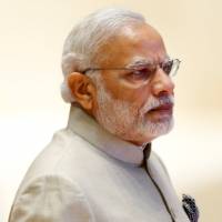 Courtship rituals: India\'s Prime Minister Narendra Modi will visit Japan on Nov. 11 and 12, when he is expected to finally seal the deal with Prime Minister Shinzo Abe on a civil nuclear cooperation accord that has been pending since 2008. | SOE ZEYA TUN / REUTERS