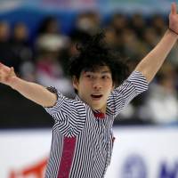 Keiji Tanaka placed third in the men\'s singles program with 248.44 points. | REUTERS