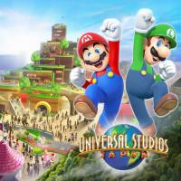 A sketch provided by the operator of Universal Studio Japan in Osaka shows an image of a Nintendo-themd area featuring the game maker\'s popular character Mario, set to open by the summer of 2020. | KYODO