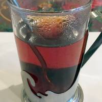 Russian tea is served at Chaika, a Russian restaurant in Shinjuku Ward, on Nov. 23. | YOSHIAKI MIURA