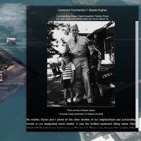 A screen shot from a website developed by a Japanese professor lets users browse through archived photos and comments from witnesses of the Pearl Harbor attack on Dec. 7, 1941. | TOKYO METROPOLITAN UNIVERSITY