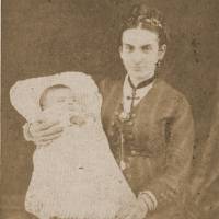 Life cut short: Clara Matsuno is seen with a child. Her own daughter, Frieda Fumi, would only live until the age of 24. After the deaths of Frieda Fumi and Clara\'s husband, Hazama, Clara returned to Germany with her grandchildren. | COURTESY OF OCHANOMIZU UNIVERSITY KINDERGARTEN